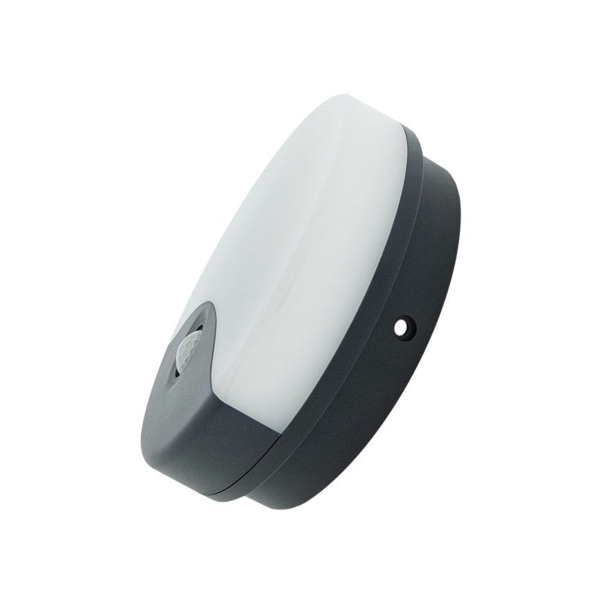 LED lauko sieninis šviestuvas su judesio jutikliu LED/18W/230V IP44 baltas