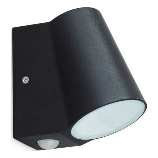 LED Lauko sieninis šviestuvas su jutikliu BUNOL LED/6W/230V IP44 juoda
