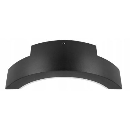 LED lauko sieninis šviestuvas su judesio jutikliu LED/10W/230V IP54 juodas
