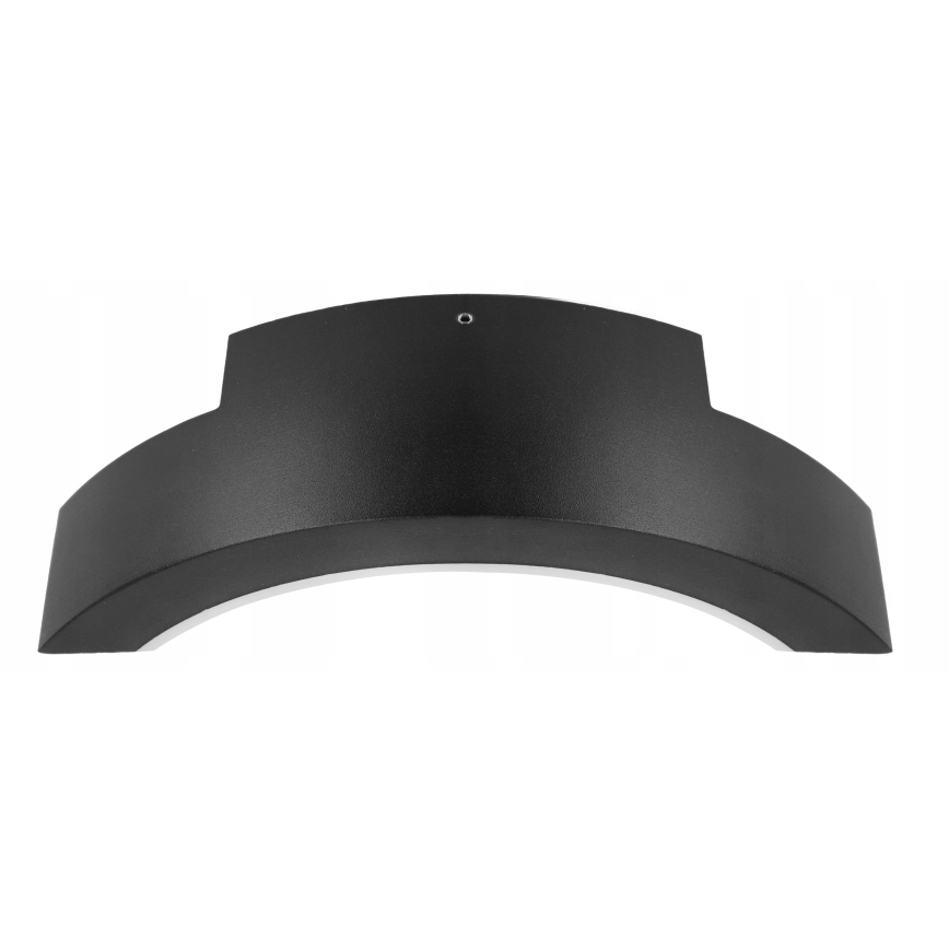 LED lauko sieninis šviestuvas su judesio jutikliu LED/10W/230V IP54 juodas