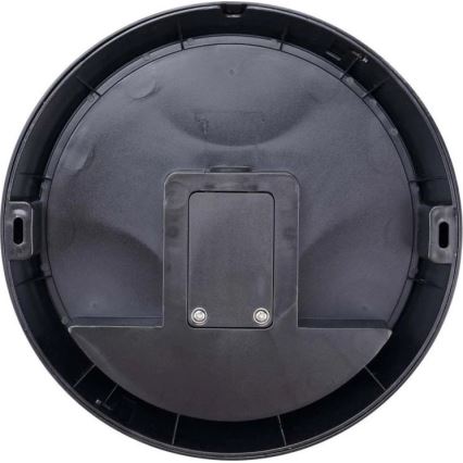 LED Lauko sieninis šviestuvas su jutikliu LED/12W/230V 3000/4000/6500K IP65 juoda