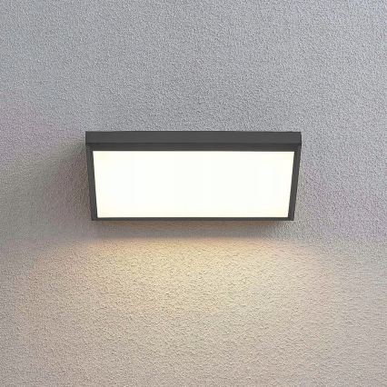 LED lauko sieninis šviestuvas su judesio jutikliu LED/20W/230V IP65 pilkas