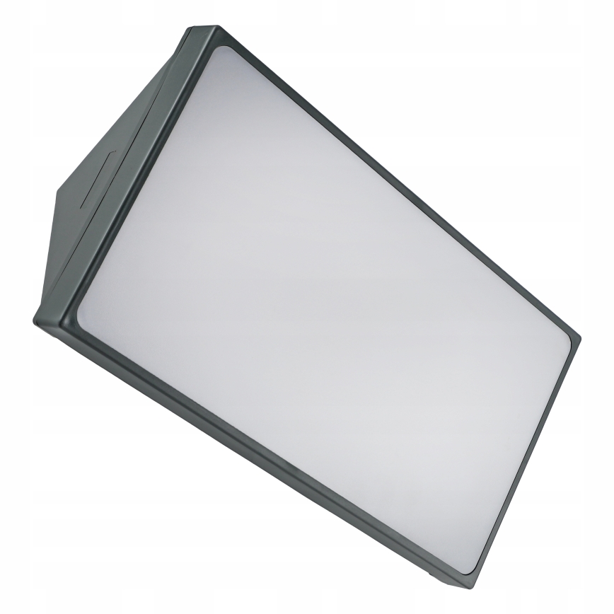 LED lauko sieninis šviestuvas su judesio jutikliu LED/20W/230V IP65 pilkas