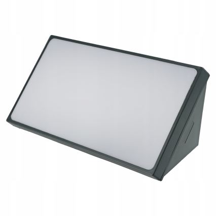 LED lauko sieninis šviestuvas su judesio jutikliu LED/20W/230V IP65 pilkas