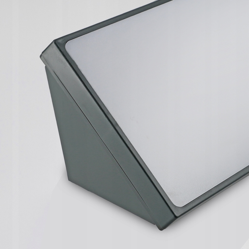 LED lauko sieninis šviestuvas su judesio jutikliu LED/20W/230V IP65 pilkas
