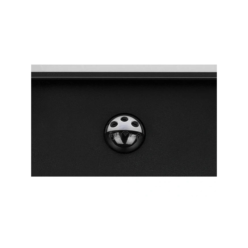 LED lauko sieninis šviestuvas su judesio ir sutemų jutikliu LED/36W/230V 3000/4000/6500K IP54 juodas