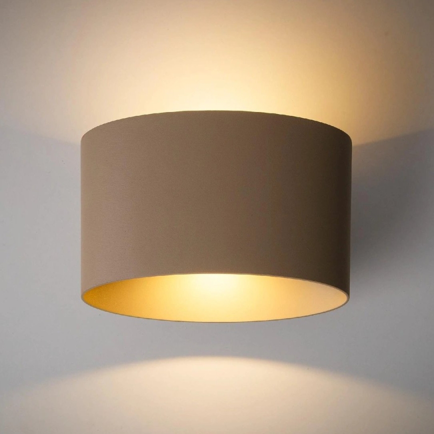 LED lauko sieninis šviestuvas VERTO LED/5W/230V IP54 smėlio spalvos