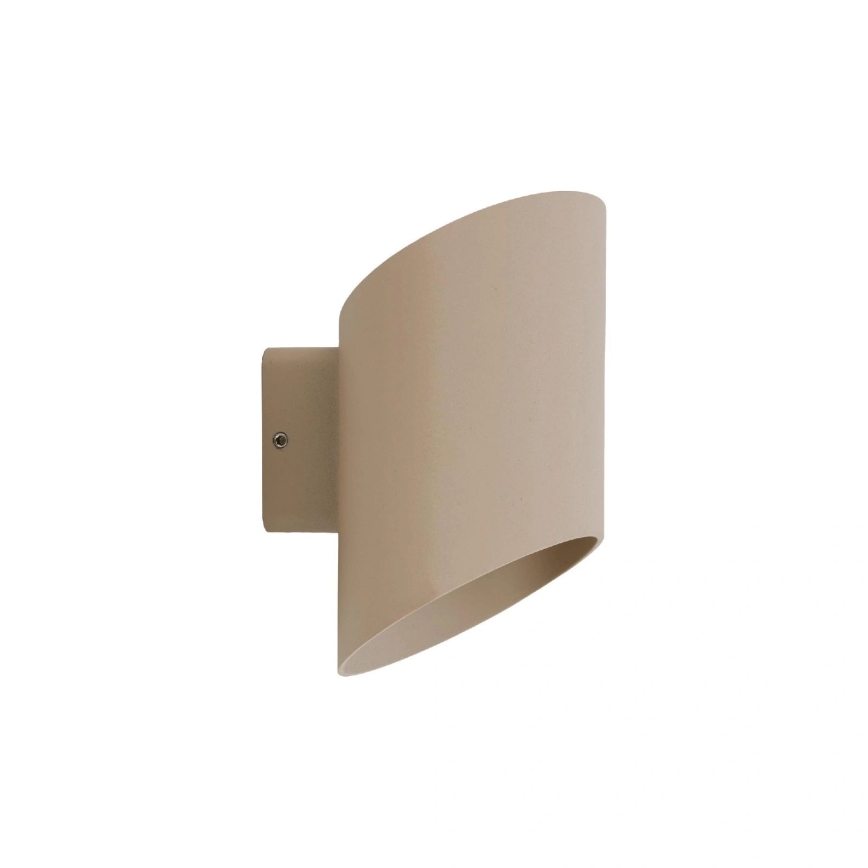 LED lauko sieninis šviestuvas VERTO LED/5W/230V IP54 smėlio spalvos