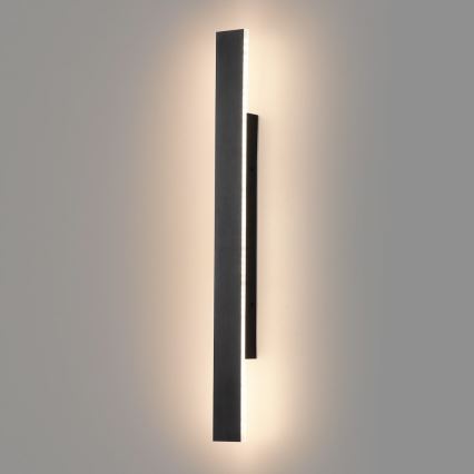LED lauko sieninis šviestuvas WOW LED/11W/230V 3000/4000/6000K 60 cm IP54 juodas