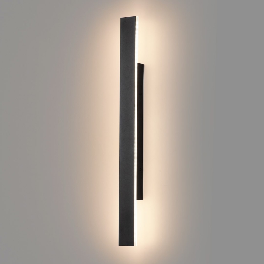 LED lauko sieninis šviestuvas WOW LED/11W/230V 3000/4000/6000K 60 cm IP54 juodas