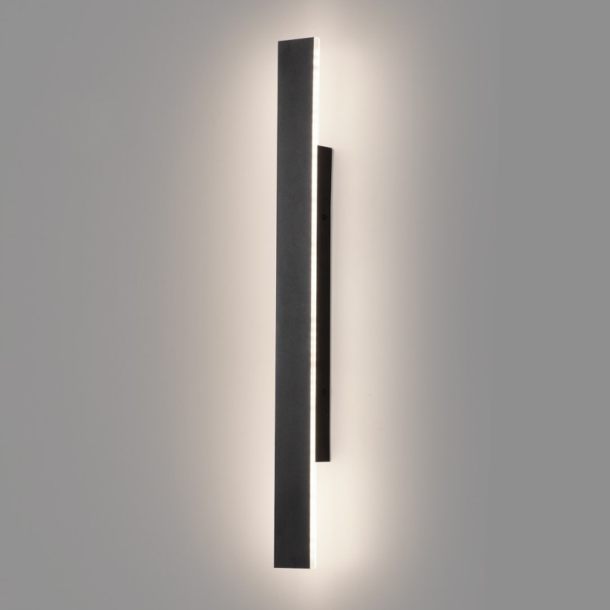 LED lauko sieninis šviestuvas WOW LED/11W/230V 3000/4000/6000K 60 cm IP54 juodas