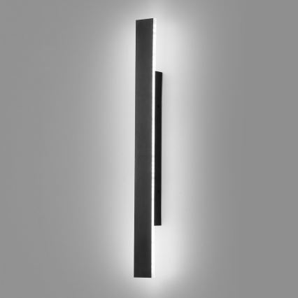 LED lauko sieninis šviestuvas WOW LED/11W/230V 3000/4000/6000K 60 cm IP54 juodas