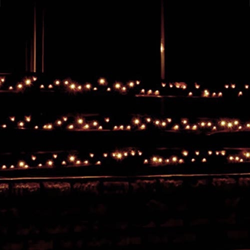 LED Lauko šviesos grandinė 70m 1000xLED/0,06W/230V šilta balta IP44