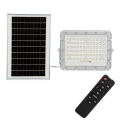LED Lauko šviesos reguliavimas saulės Prožektoriaus šviestuvas LED/15W/3,2V IP65 6400K balta + nuotolinio valdymo pultas