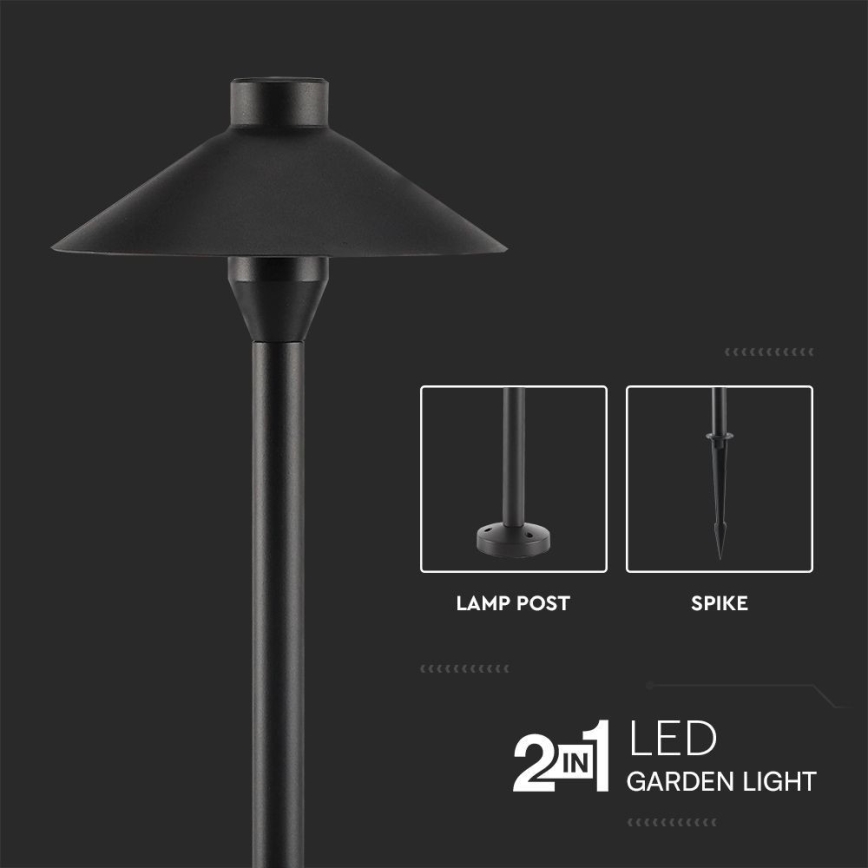 LED lauko šviestuvas 2in1 LED/7W/230V IP65 3000K