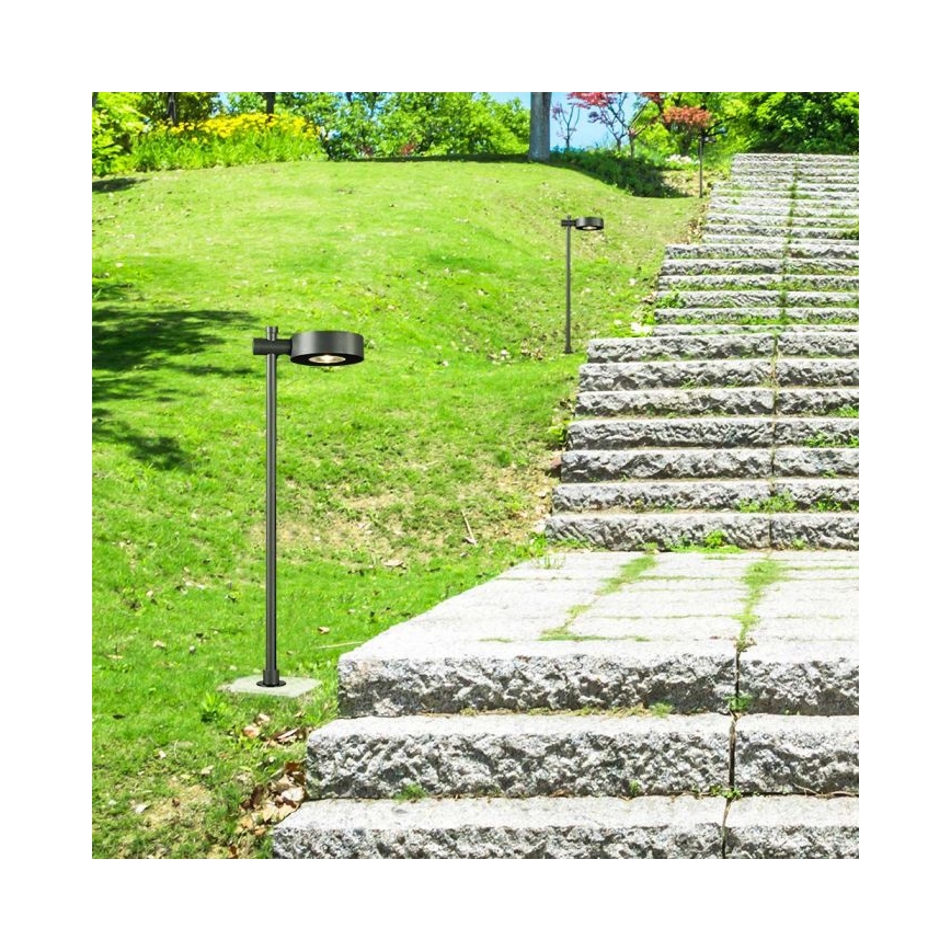 LED lauko šviestuvas, 7 W, 230 V, 4000 K, IP65, juodas, 102 cm