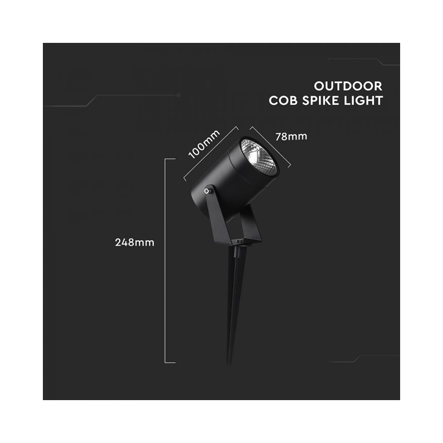 LED lauko šviestuvas LED/10W/230V 3000K IP65