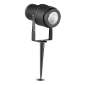 LED Lauko šviestuvas LED/12W/100-240V IP65 juoda - šviesiai žalia