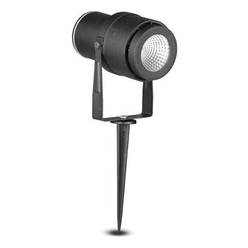 LED Lauko šviestuvas LED/12W/100-240V IP65 juoda - šviesiai žalia