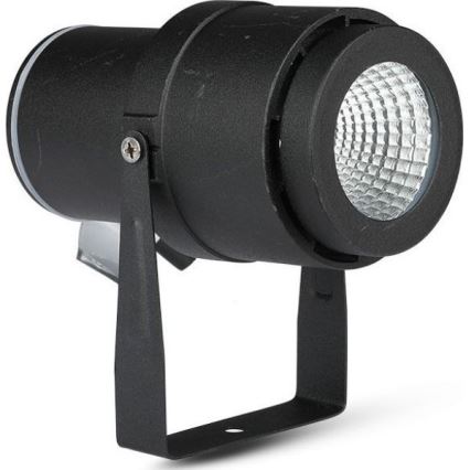 LED Lauko šviestuvas LED/12W/100-240V IP65 juoda - šviesiai žalia