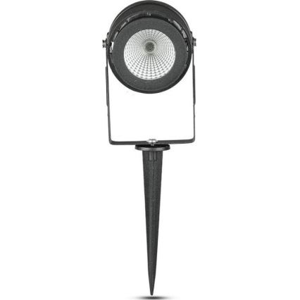 LED Lauko šviestuvas LED/12W/100-240V IP65 juoda - šviesiai žalia