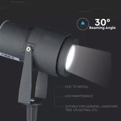 LED lauko šviestuvas LED/12W/100-240V IP65 pilka - šviesiai žalia
