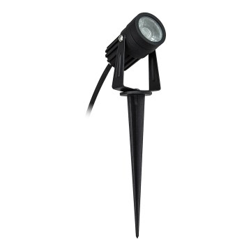 LED lauko šviestuvas LED/3W/230V 4000K IP67 juoda