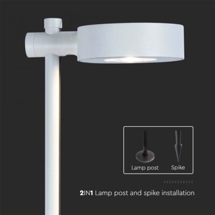 LED lauko šviestuvas LED/7W/230V 4000K IP65 baltas