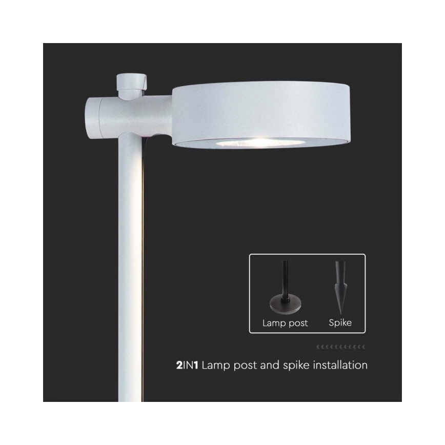 LED lauko šviestuvas LED/7W/230V 4000K IP65 baltas