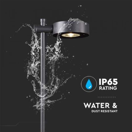 LED lauko šviestuvas LED/7W/230V 4000K IP65 juodas