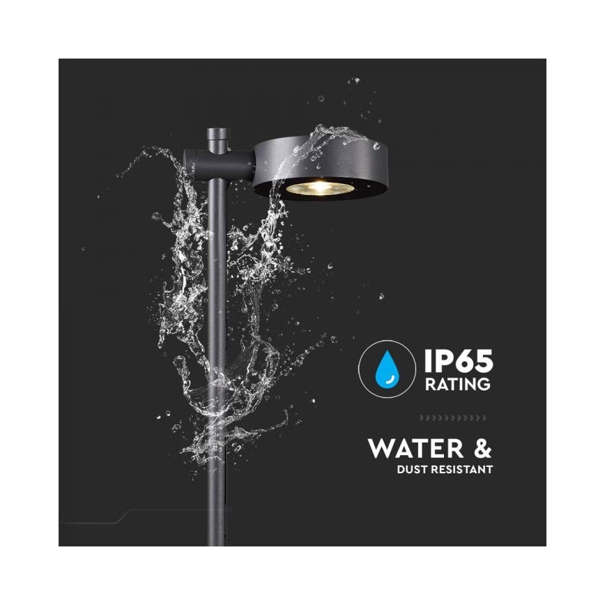 LED lauko šviestuvas LED/7W/230V 4000K IP65 juodas
