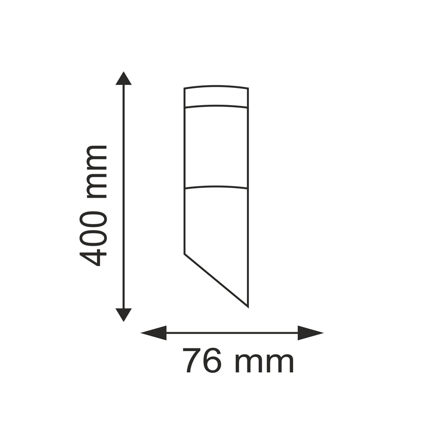 LED lauko šviestuvas LIVIA 1xE27/7W/230V 4000K IP44
