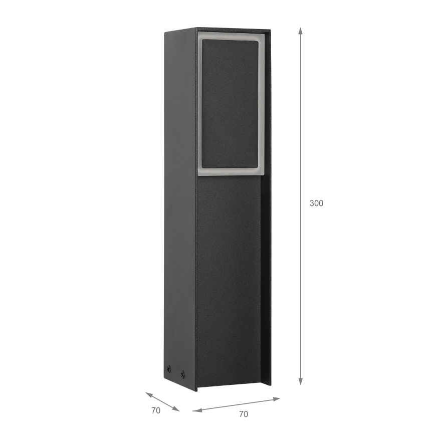 LED lauko šviestuvas MODO LED/4,8W/230V 4000K IP54 30 cm juodas