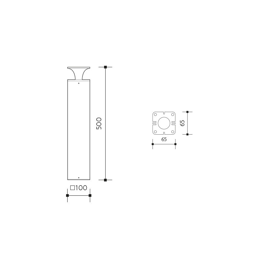 LED lauko šviestuvas ORNELA LED/6W/230V 3000K IP54 ruda
