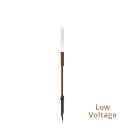 LED lauko šviestuvas STICK LED/1,5W/24V IP65 rudas