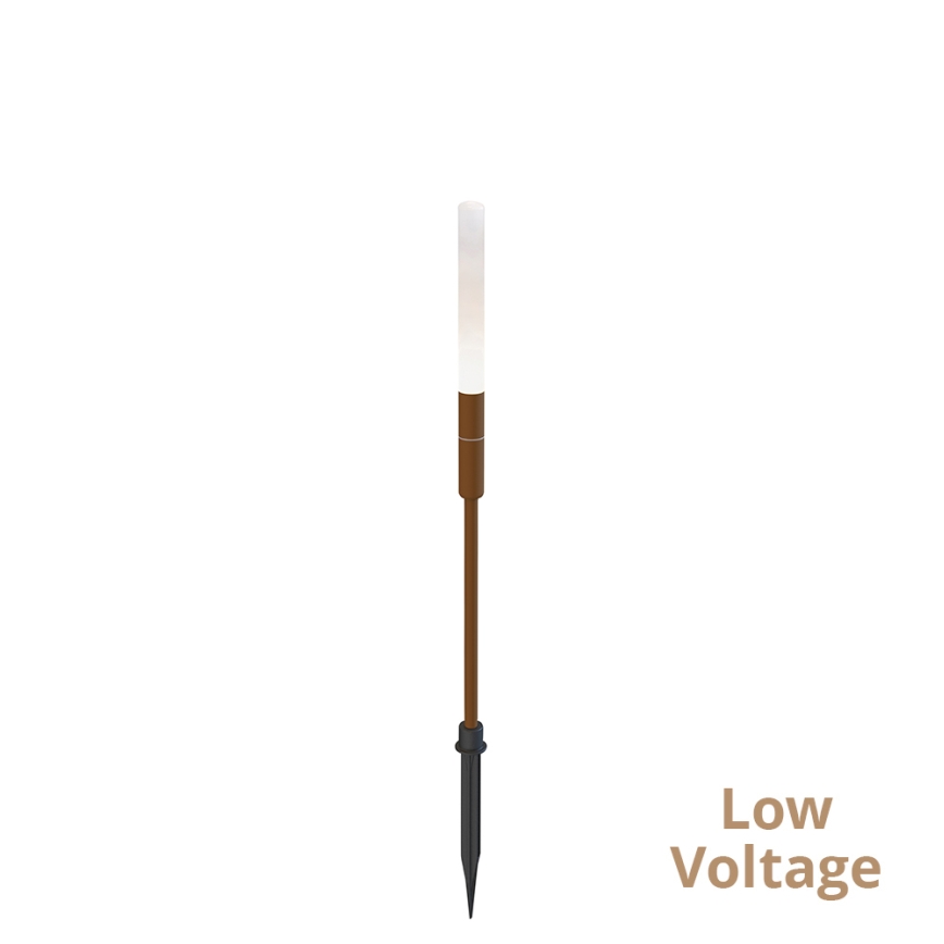LED lauko šviestuvas STICK LED/1,5W/24V IP65 rudas