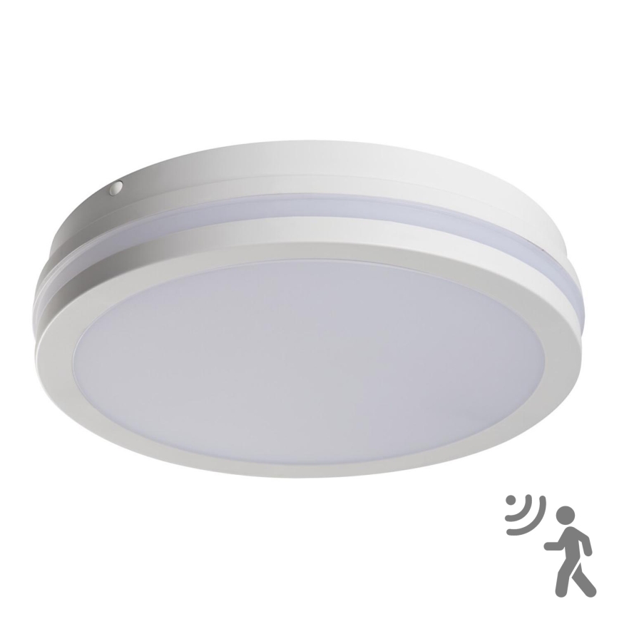 LED Lauko šviestuvas su jutikliu BENO LED/24W/230V 4000K baltas IP54