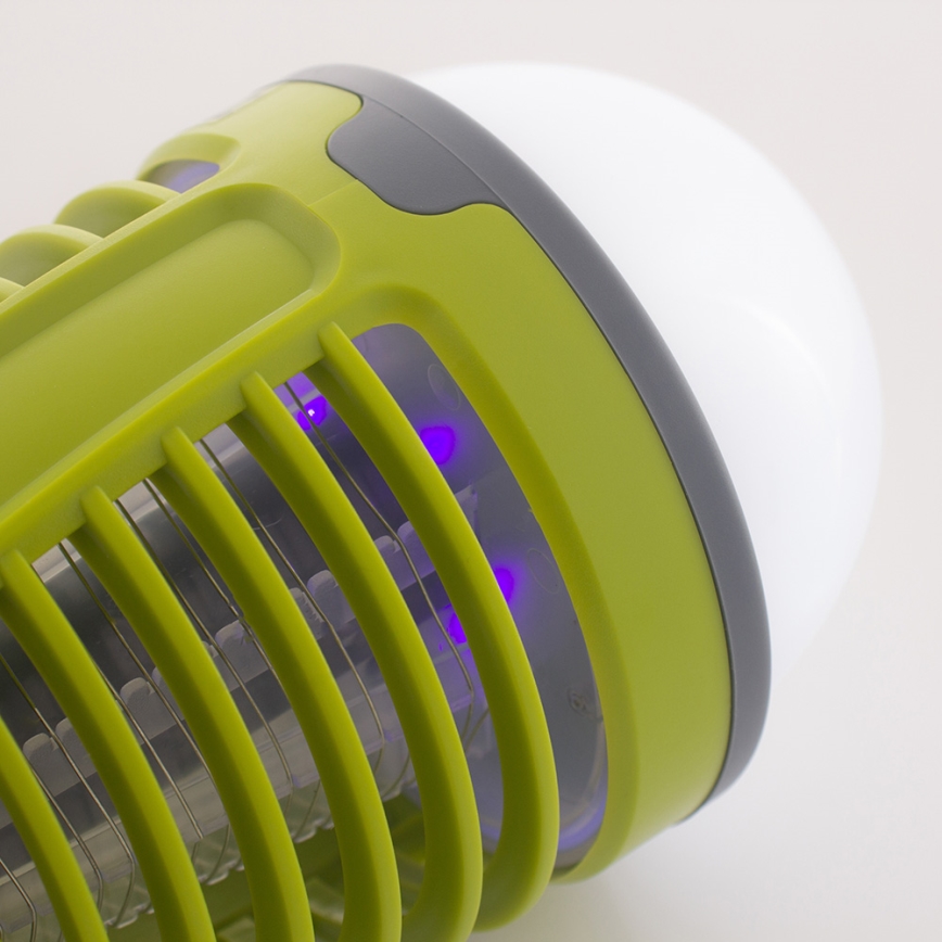LED lauko šviestuvas su vabzdžių gaudykle LED/5W/USB 1800mAh IP44