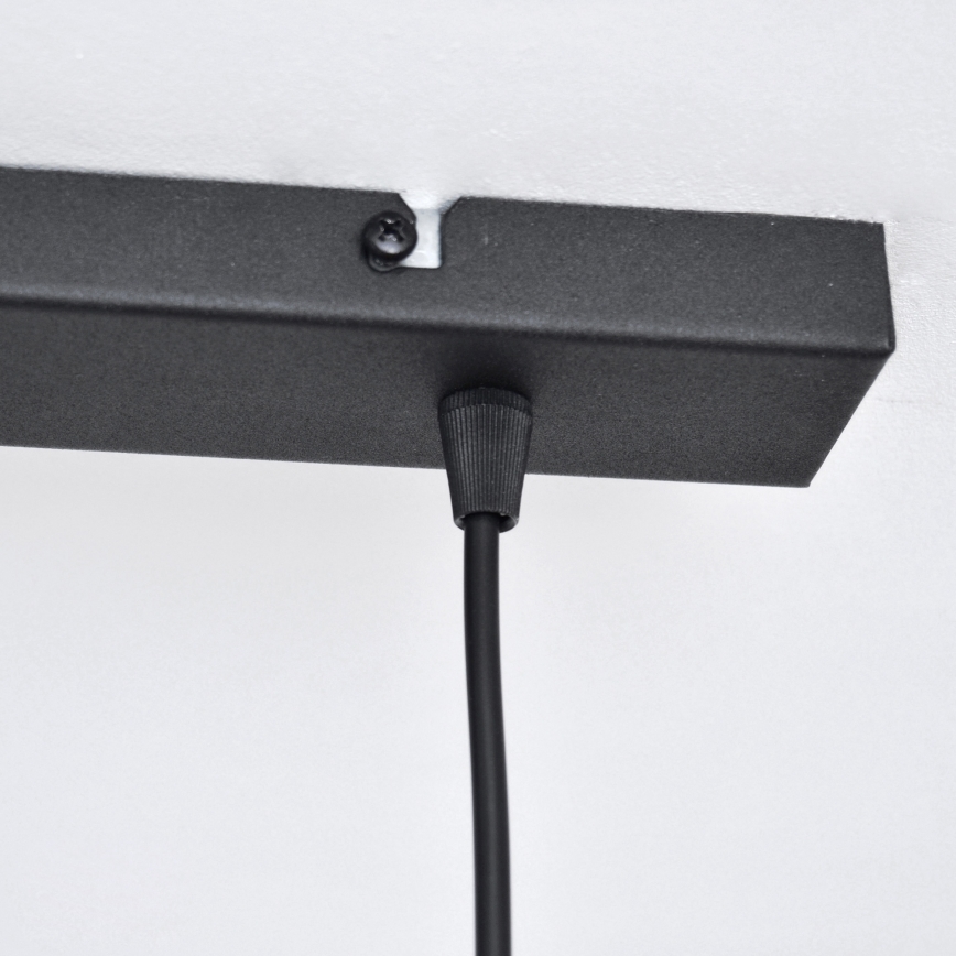 LED LED Pakabinamas sietynas VOLTA 2xE27/15W/230V juoda/auksas