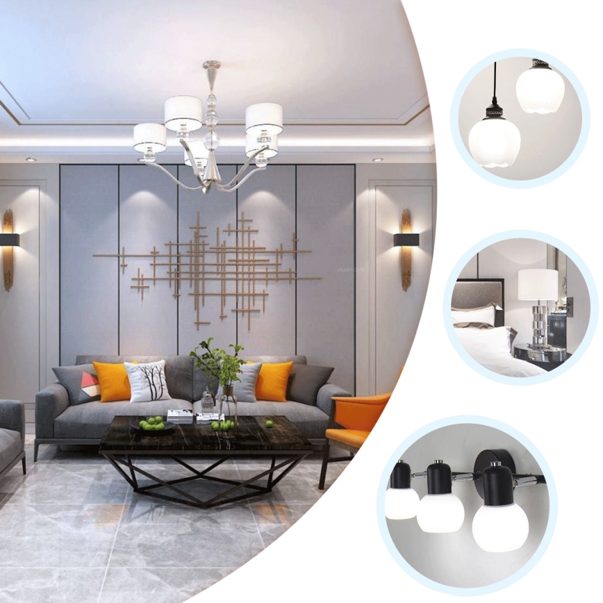 LED lemputė A60 E27/6W/230V 6500K 330° - Aigostar