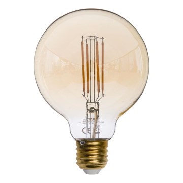 LED lemputė AMBER G95 E27/6,5W/230V 3200K