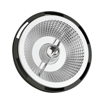 LED Lemputė AR111 GU10/12W/230V 3000K 15° juoda