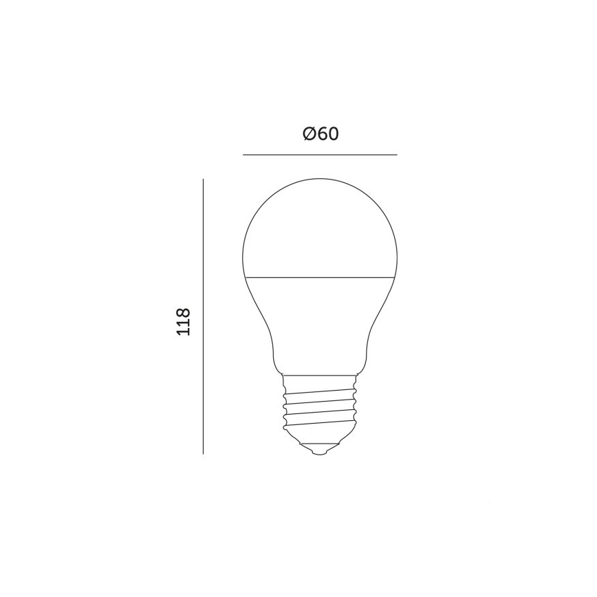 LED Lemputė augalų augimui PLANTY E27/11W/230V 1200K balta