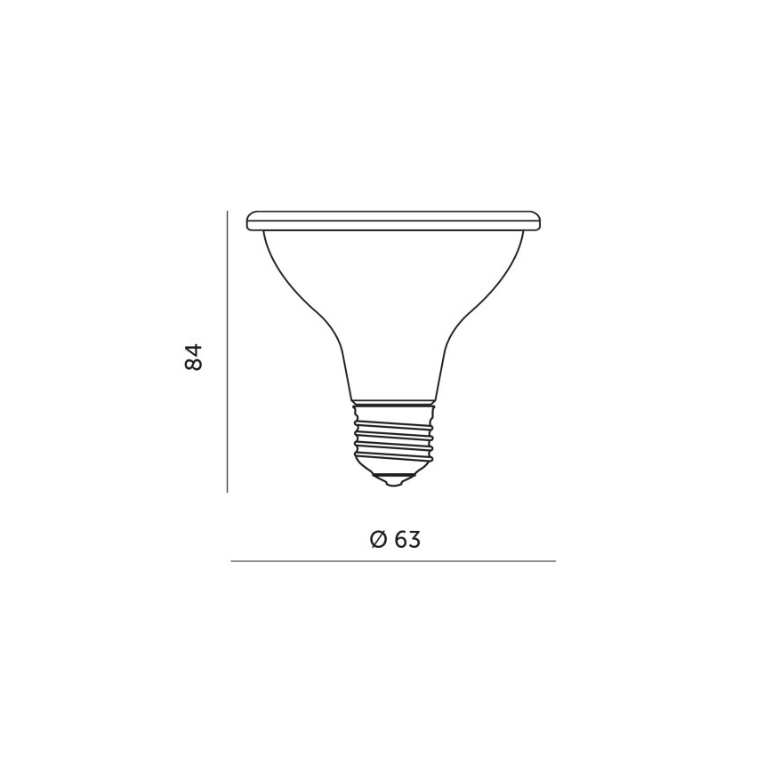 LED Lemputė augalų augimui PLANTY E27/7W/230V 1200K balta