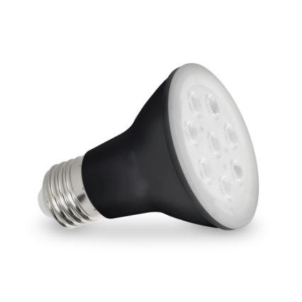 LED Lemputė augalų augimui PLANTY E27/7W/230V 1200K juoda