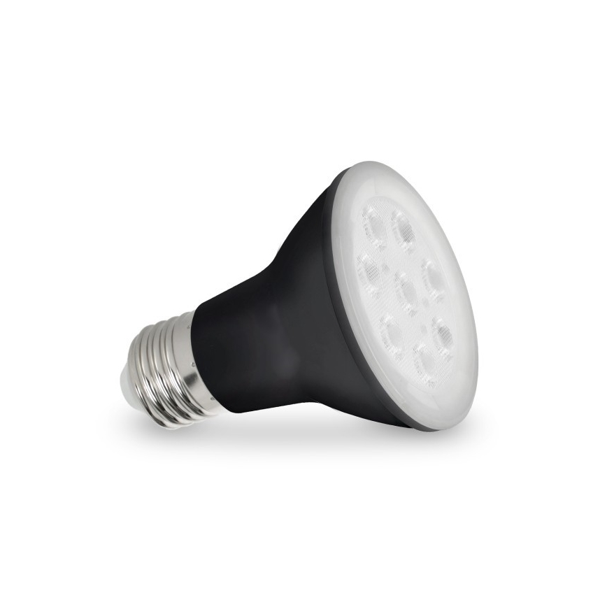 LED Lemputė augalų augimui PLANTY E27/7W/230V 1200K juoda
