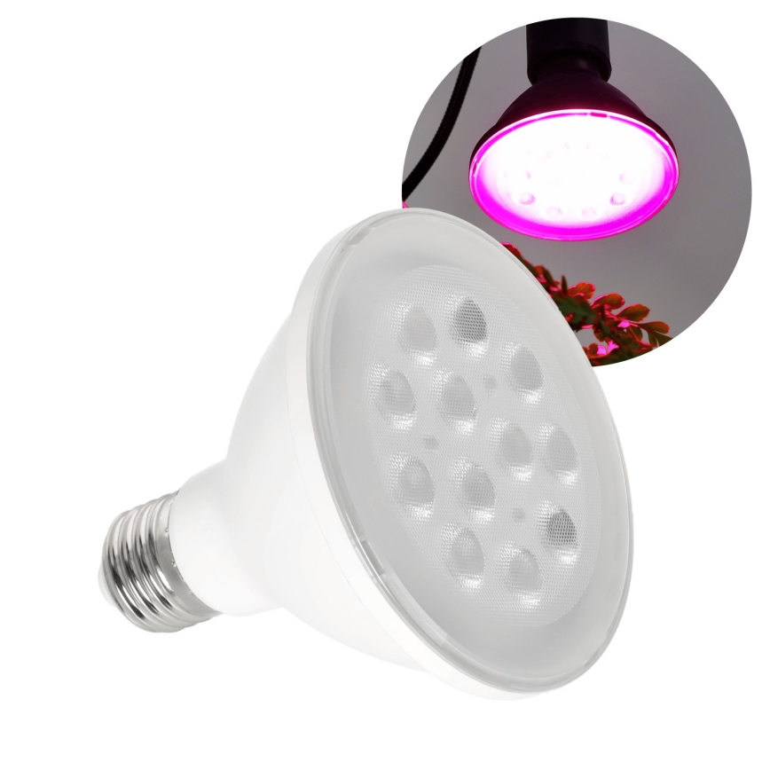 LED Lemputė augalų augimui PLANTY E27/9W/230V 1200K balta