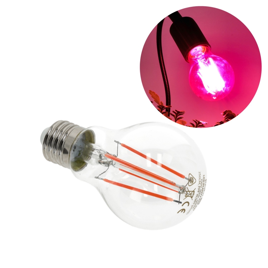 LED Lemputė augalų augimui VITABLOOM E27/8W/230V 1200K - Brilagi