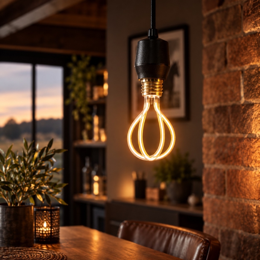 LED lemputė BULB E27/8W/230V 2200K