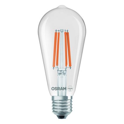 LED Lemputė CLASSIC FILAMENT E27/6,5W/230V 4000K - Osram